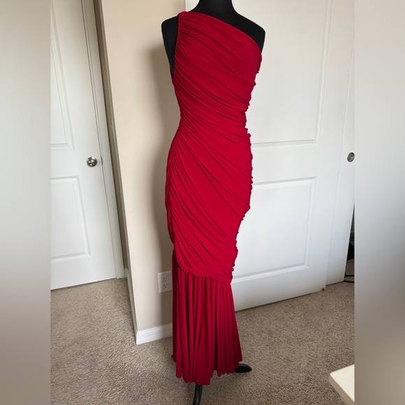 Norma Kamali Diana Fringe Dress - Picture 1 of 10